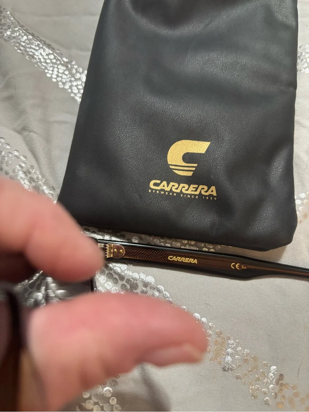 Carrera Brown to Cream Ombre Square Sunglasses